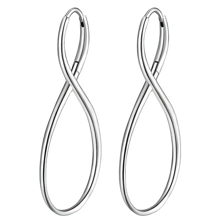 Stylové ocelové náušnice Nekonečno Ribbon BBN27 Brosway
