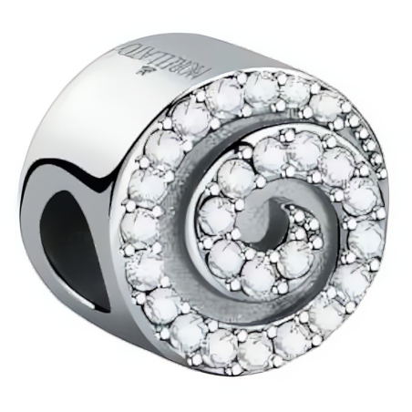 Třpytivý ocelový korálek s krystaly Drops SCZ1197 Morellato