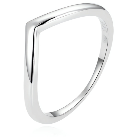 Minimalistický stříbrný prsten AGG445L Beneto / Obvod: 56 mm - 56 mm