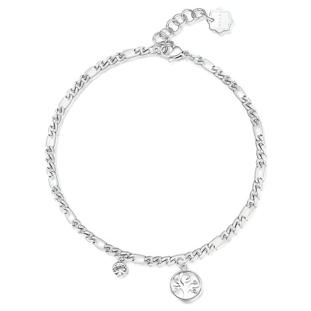 Okouzlující ocelový náramek na kotník Chakra BHKA003 Brosway