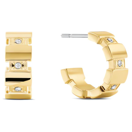 Nádherné pozlacené kruhy s krystaly 2780778 Tommy Hilfiger