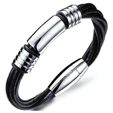 Slušivý kožený náramek Leather Troli