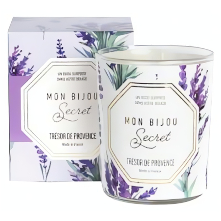 Vonná svíčka 40h se šperkem Levandule CCOLA100 Troli