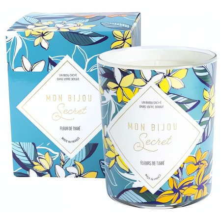 Vonná svíčka 40h se šperkem Květina Tiare CCOM100 Troli