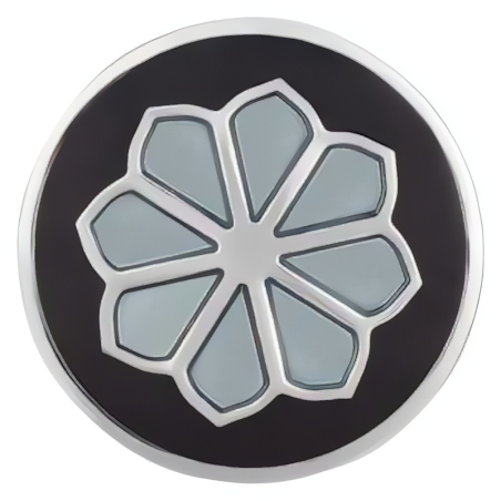 Krásná brož s modrou květinou KS-195 Troli