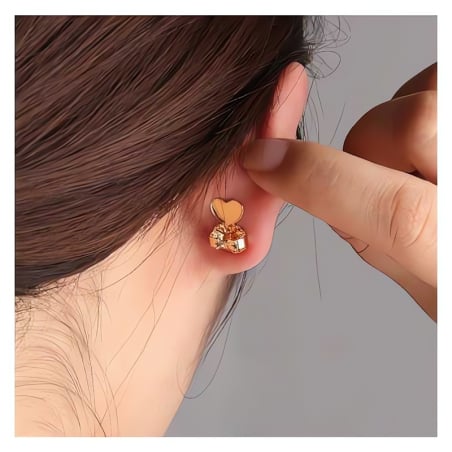 Uzávěry na náušnice MASIVE SECURITY / 1 pár Silver Troli