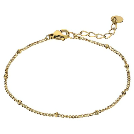 Něžný pozlacený náramek z oceli Paige EWB23073G Emily Westwood