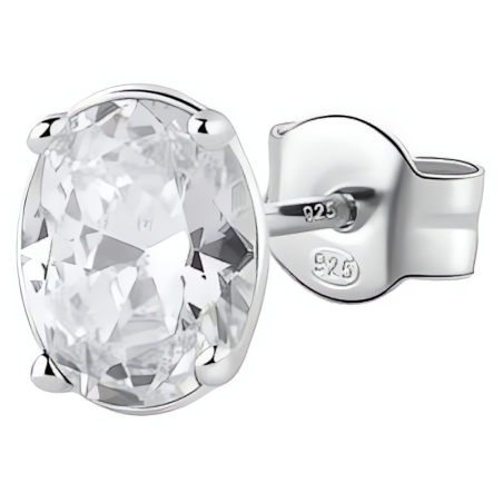 Půvabná single náušnice Fancy Infinite White FIW08 Brosway