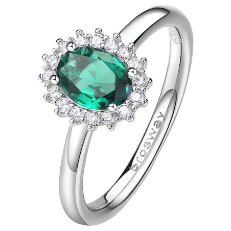 Elegantní stříbrný prsten Fancy Life Green FLG71 Brosway / Obvod: 54 mm - 54 mm
