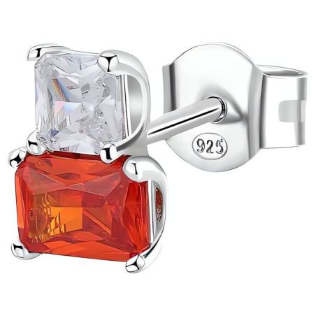 Elegantní stříbrná single náušnice Fancy Vitamin Orange FVO06 Brosway