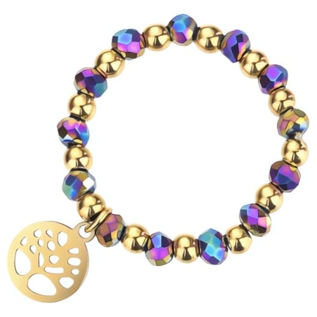 Pozlacený prsten s korálky Amy Violet EWR23033G Emily Westwood