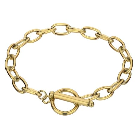Pozlacený řetízkový náramek Raegan Gold Bracelet MCB23064G Marc Malone