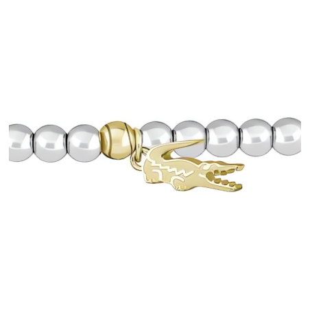 Korálkový náramek z oceli Orbe 2040332 Lacoste