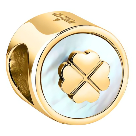 Krásný pozlacený korálek Čtyřlístek Drops SCZ1333 Morellato