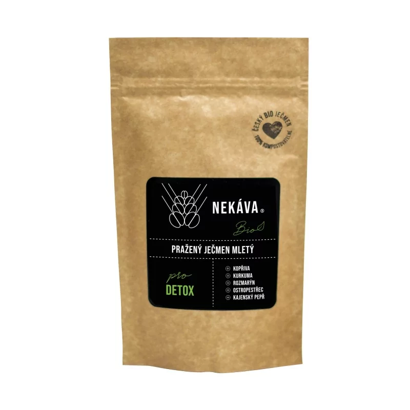 Pro detox BIO pražený Ječmen se směsí bylinek Barlees - 100 g Pro detox BIO pražený Ječmen se směsí bylinek Barlees - 100 g