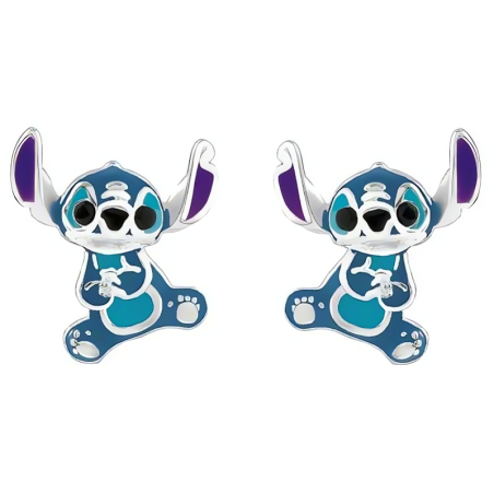 Stříbrné peckové náušnice Stitch Lilo & Stitch ES00037SRHL.CS Disney