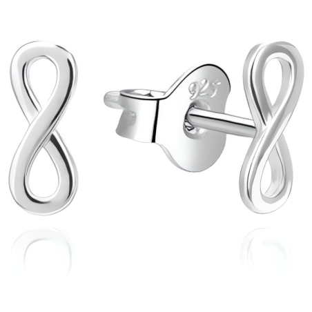 Stříbrné náušnice Nekonečno AGUP3498 Agato