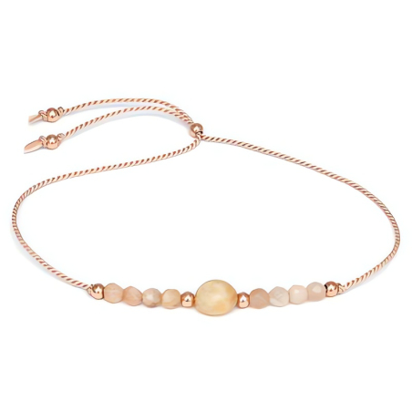 Slušivý náramek se slunečním kamenem HE01R3RG-LP Agato