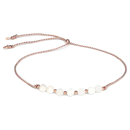 Šňůrkový náramek s měsíčním kamenem HE34R3RG-LP Agato