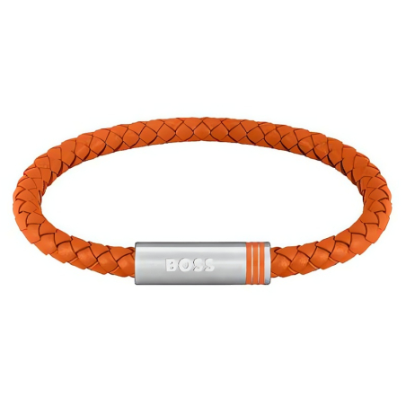 Stylový kožený náramek Ares Single 1580625 Hugo Boss