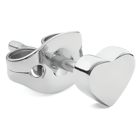 Ocelová single náušnice Srdíčko DW00400877 Daniel Wellington