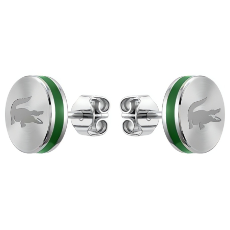 Stylové ocelové náušnice pecky Baseline 2040085 Lacoste