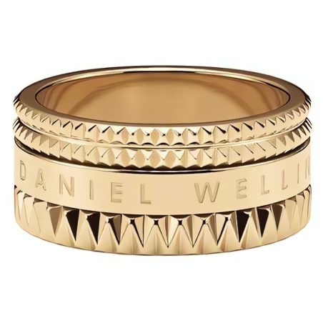 Nepřehlédnutelný pozlacený prsten Elevation DW0040026 Daniel Wellington / Obvod: 50 mm - 50 mm