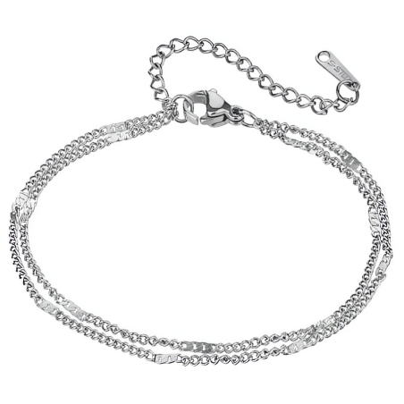 Dvojitý ocelový náramek pro ženy Maia EWB24026S Emily Westwood