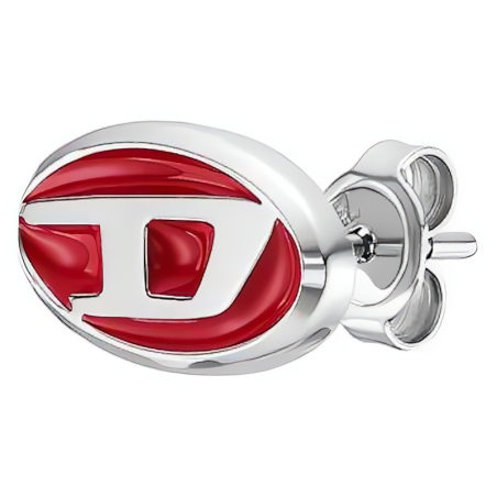Módní ocelová single náušnice DX1443040 Diesel