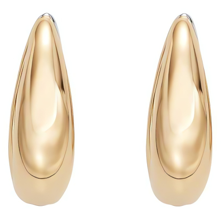 Miminalistické kruhové bicolor náušnice Linje Modern SKJ1819998 Skagen