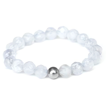 Minerální prsten s chalcedonem POL-R17 Agato / Obvod: 56 mm - 56 mm