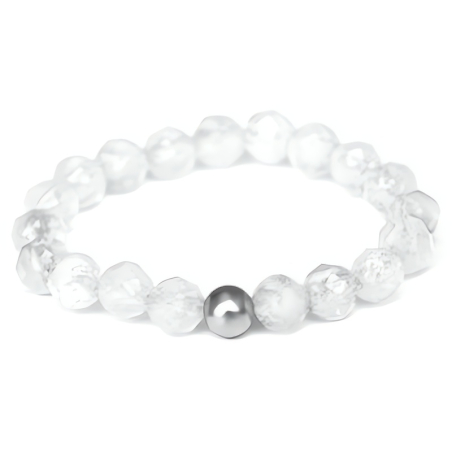 Minerální prsten s měsíčním kamenem POL-R06 Agato / Obvod: 53 mm - 53 mm