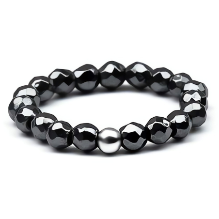 Minerální prsten s hematitem POL-R13 Agato / Obvod: 56 mm - 56 mm