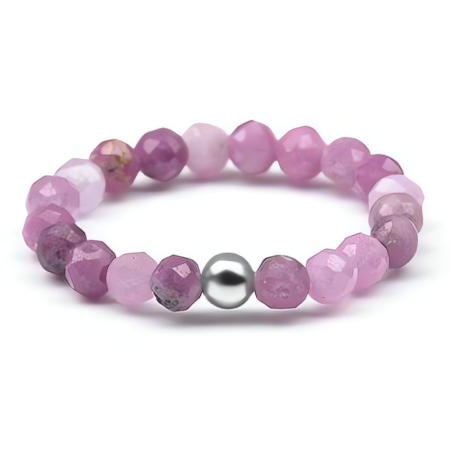 Minerální prsten s rubínem POL-R12 Agato / Obvod: 52 mm - 52 mm