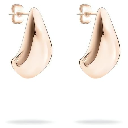 Pozlacené náušnice z oceli Organic Shapes Tear Drop TJ-0602-E-22 Tamaris