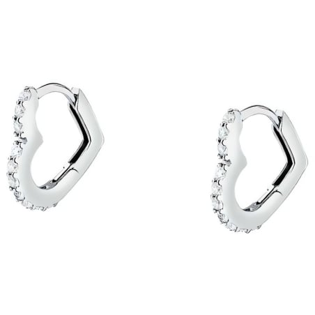 Romantické stříbrné náušnice se zirkony Tesori SAIW255 Morellato