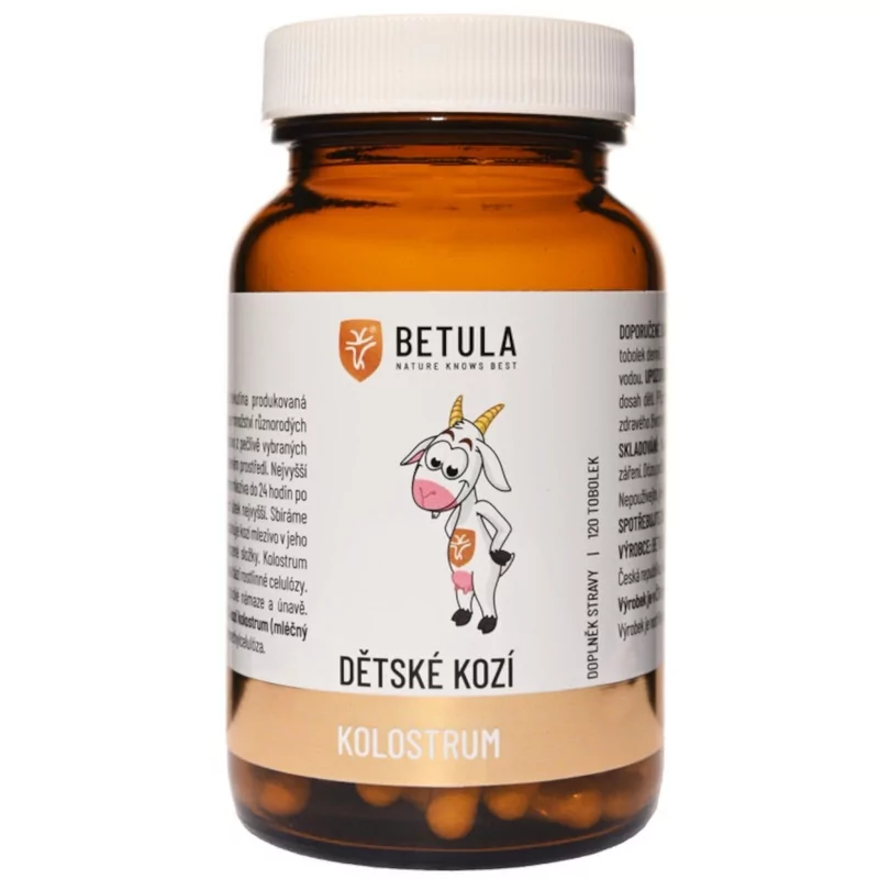Kolostrum kozí dětské 120 tob. Betula - 15 g Kolostrum kozí dětské 120 tob. Betula - 15 g