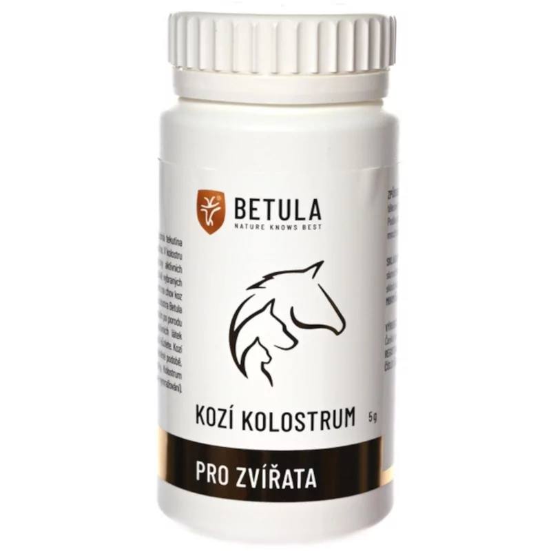 Kolostrum kozí pro zvířata 10g Betula - 10 g Kolostrum kozí pro zvířata 10g Betula - 10 g