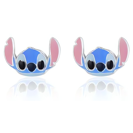 Slušivé stříbrné náušnice Stitch Mini ES00101SL.CS Disney