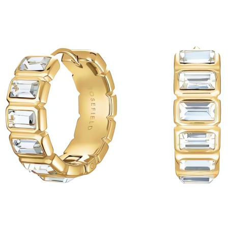 Oslnivé pozlacené náušnice s krystaly Iconic JEOHG-J1130 Rosefield
