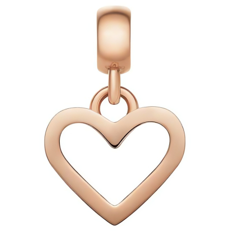 Srdíčkový přívěsek z pozlacené oceli Charms DW00400428 Daniel Wellington