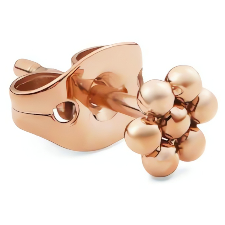 Bronzová single náušnice Květina DW00400853 Daniel Wellington