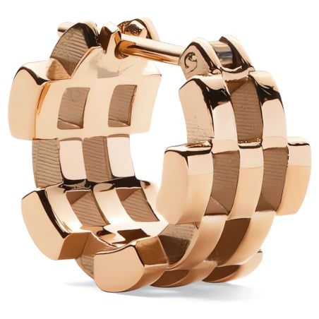 Stylové bronzové náušnice 5-Link DW00400960 Daniel Wellington