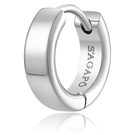 Single kruhová náušnice z oceli Rogue SRG30 S Agapo