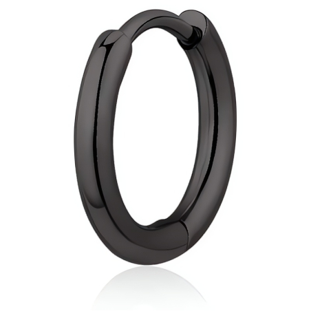 Černá single kruhová náušnice Rogue SRG29 S Agapo