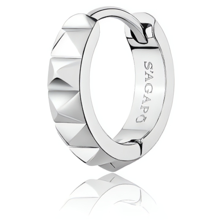 Single kruhová náušnice z oceli Proud SPD35 S Agapo