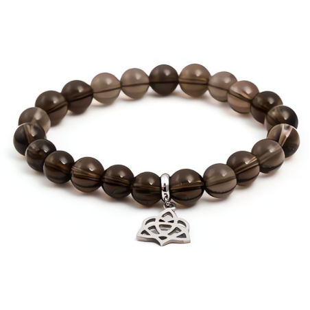 Korálkový náramek ze záhnědy MINK95/17 Agato