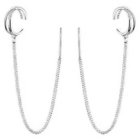 Řetízkové záušnice ze stříbra E0004290 Moiss