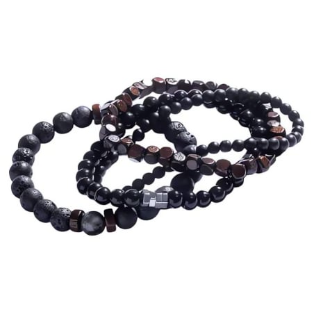 Sada korálkových náramků s minerálními kameny MCGB5091 Marc Malone