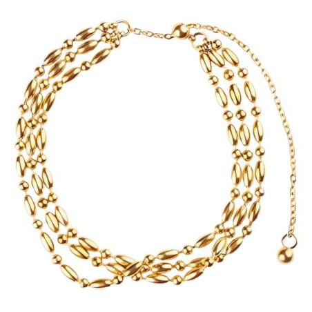 Trojitý řetízkový náramek MCB250181G Marc Malone